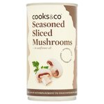 Cooks and Co Green Seasoned Sliced Mushrooms 345g