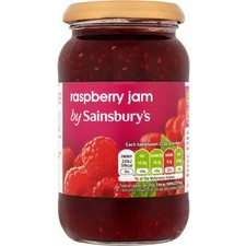 Sainsburys Raspberry Jam 454g