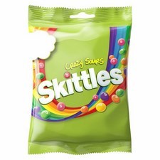 Retail Size Skittles Crazy Sours 12 x 125g