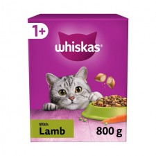 Whiskas Complete Dry Cat Food Lamb 800g