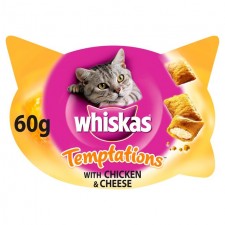 Whiskas Temptations Chicken and Cheese 60g
