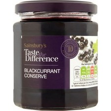 Sainsburys Taste the Difference Blackcurrant Conserve 340g