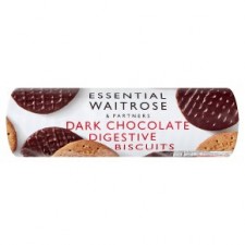 Waitrose Essential Dark Chocolate Digestives 300g