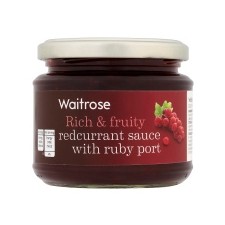 Waitrose Redcurrant Sauce With Port 215g