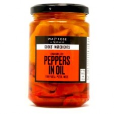 Waitrose Cooks Ingredients Peppers in Oil 280g