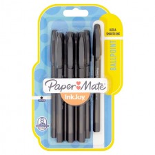 Paper Mate Ink Joy Ballpoint Pens Black 8 Pack