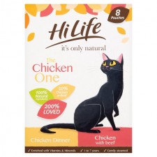 HiLife Its Only Natural The Chicken One In Jelly 8 x 70g