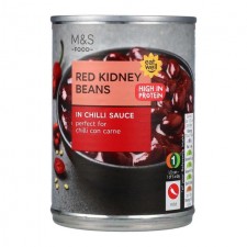Marks and Spencer Red Kidney Beans in Chilli Sauce 395g