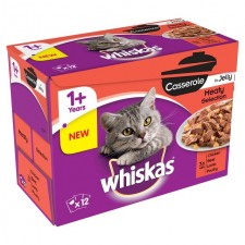 Whiskas Casseroles Meat in Jelly 12 x 85g