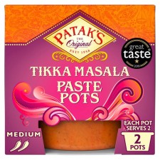 Pataks Tikka Masala Curry Paste Pot 2 x 70g