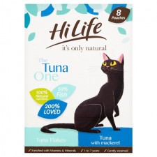 HiLife Its Only Natural The Tuna One In Jelly 8 x 70g