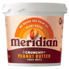 Meridian Peanut Butter Crunchy No Salt 1kg