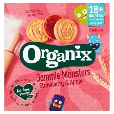 Organix Goodies Jammie Monster Biscuits 8 Pack