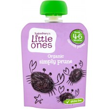 Sainsburys Little Ones Organic Simply Prune Smooth Puree 4mth+ 70g