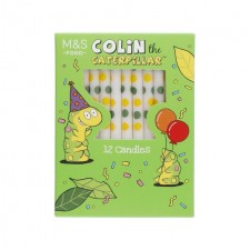 Marks and Spencer Colin Caterpillar Spotty Cake Candles 12 per pack