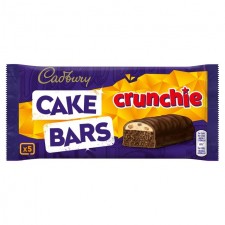 Cadbury Crunchie Cake Bars 5 Pack