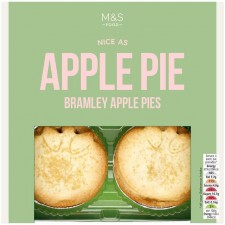 Marks and Spencer Bramley Apple Pies 4 per pack