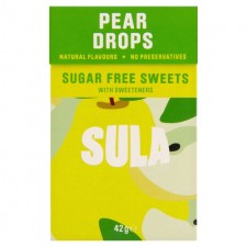 Sula Pear Drop Sugar Free Sweets 42g