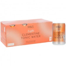 Marks and Spencer Light Clementine Tonic Water 8 x 150ml Cans