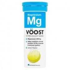 Voost Mg Lemon Magnesium Effervescent Tablets 200mg 10 per pack