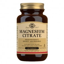 Solgar Magnesium Citrate Supplement Tablets 60 per pack