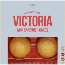 Marks and Spencer Mini Victoria Sandwich Cakes 4 per pack