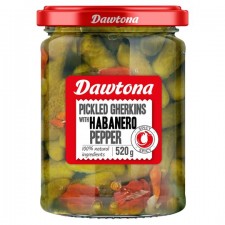 Dawtona Pickled Gherkins With Habanero Pepper 520g