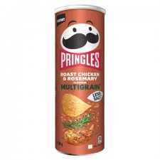 Pringles Multigrain Less Salt Roast Chicken Rosemary 166g