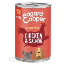 Edgard Cooper Senior Dog Food Chicken and Salmon 400g