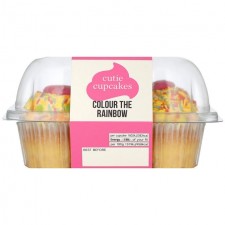 Marks and Spencer Colour the Rainbow Cutie Cupcakes 167g