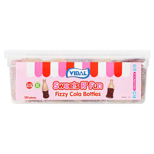 Vidal Sweets R Fun Fizzy Cola Bottles 120 Pieces