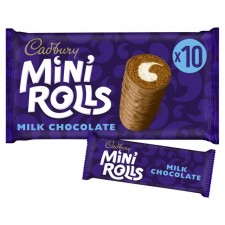 Cadbury Chocolate Mini Rolls 10 pack