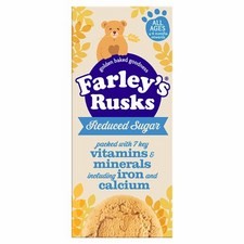 Farleys Rusks 4 Month Reduced Sugar Original x9