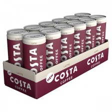 Costa Coffee Latte 12 x 250ml Cans