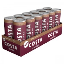 Costa Coffee Caramel Latte 12 x 250ml Cans