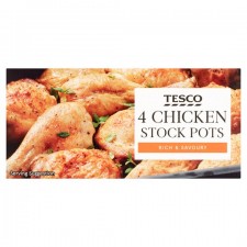 Tesco Chicken Stock Pot 4 Pack 112G