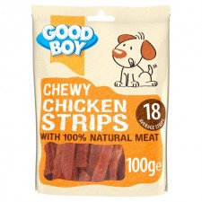 Good Boy Chewy Chicken Strips 100g